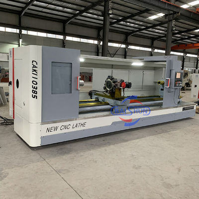 Flat Bed Lathe Tinggi Precision Horizontal CNC Lathe Mesin Pusing Lathe