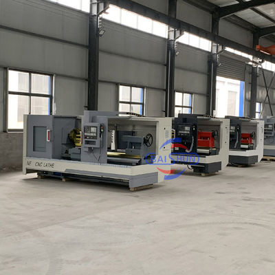 Tunggal Spindle Tinggi Precision CNC Lathe dengan 52/80/105mm Spindle Bore kustomisasi