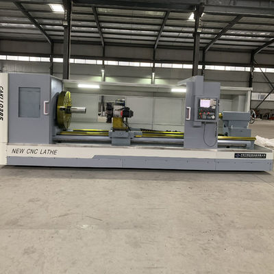Desktop Lathe Otomatis CNC Metal Turning Lathe Flat Bed Mesin