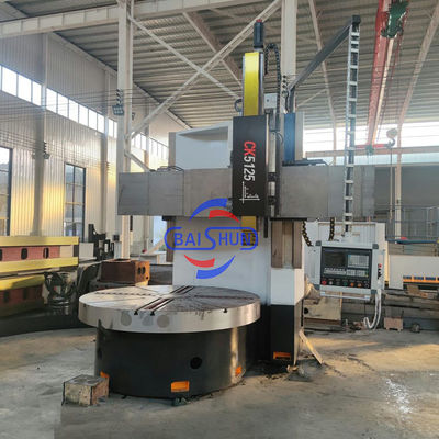 Alat Mesin Turret Vertikal Alat Mesin CNC Lathe Untuk Logam