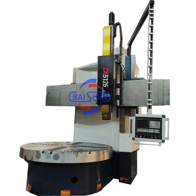 Tinggi kekakuan vertikal satu spindle Cnc Tornos Servo Turret Lathe