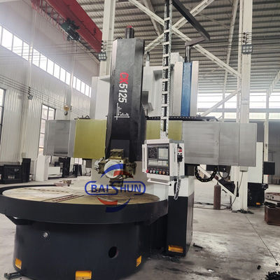 Turret vertikal CNC mesin bubut alat pengolahan logam mesin bubut CNC