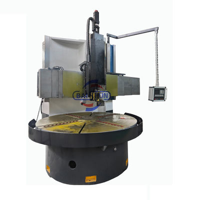 Vertikal Lathe Mesin Alat presisi tinggi Cnc Vertikal Carousel Lathe