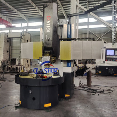 CK5116 Tinggi Precision Vertikal CNC Metal Lathe CNC Lathe Turning Turret