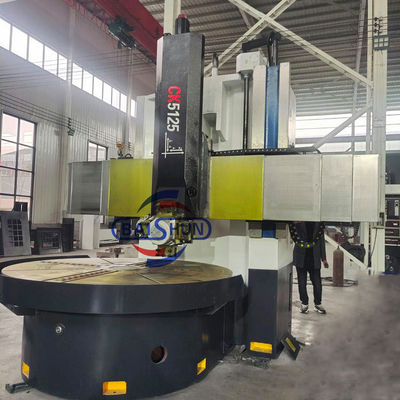 Kecepatan Tinggi Vertikal Lathe Mesin Otomatis Logam Lathe Pemrograman CNC Lathe