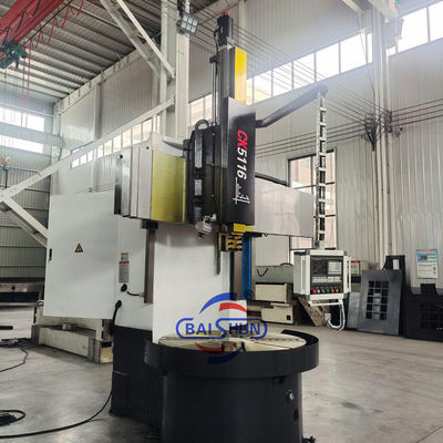 CK5116A Mesin CNC Lathe Fanuc Turning Lathes Tools Vertical Turret Lathe