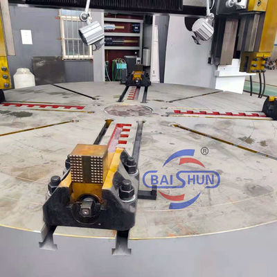 Alat pentagonal Pos Cnc vertikal menghidupkan mesin bubut Untuk Dics Metal Cutting menghidupkan Diameter 3500mm Dengan Ce