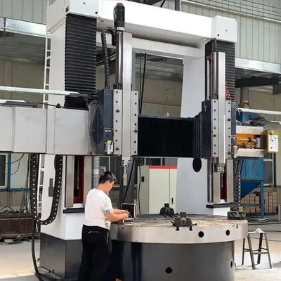 Tinggi kaku statis dan dinamis tugas berat VTL CNC Vertikal mesin bubut untuk metalworking