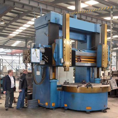 Mesin lathe vertikal konvensional berkecepatan tinggi 55/75KW Daya