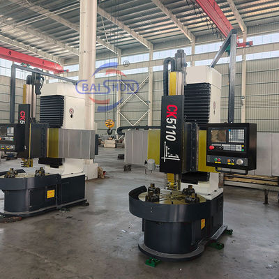 Mesin mesin bubut logam digunakan mesin bubut CNC kolom tunggal mesin bubut vertikal