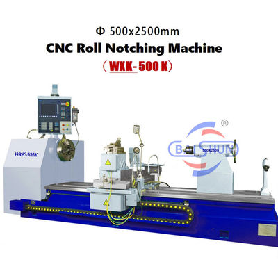 Cnc High Production Roll-Notching Machine Steel Roller Crescent Grooves Mesin