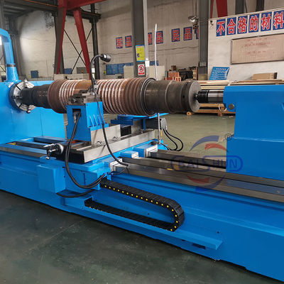 Roller baja Cnc Roller Turning And Notching Mesin Ribble Membuat Mesin