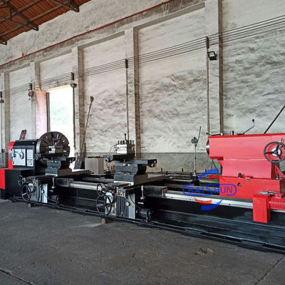 Pabrik Langsung 130mm Spindle Bore Heavy Duty CW61160 Metal Turning Lathe Mesin