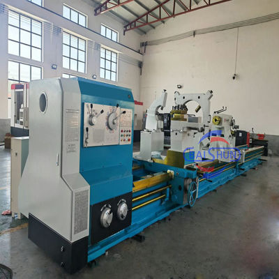 Mesin Lathe Heavy Duty Manual Machine Tool Horizontal Lathe Untuk Logam