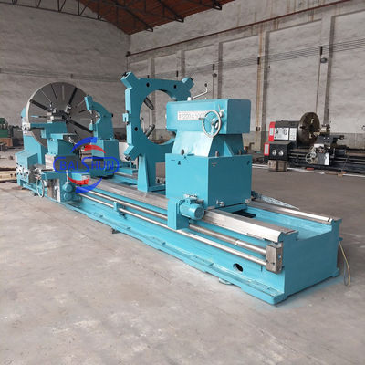 CW61220 Disesuaikan Poros Besar Berputar Mesin Lathe Logam Horizontal Universal