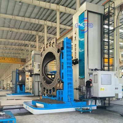 Keakuratan Tinggi Cnc Horisontal Boring And Milling Machine 5 Axis Machining Center