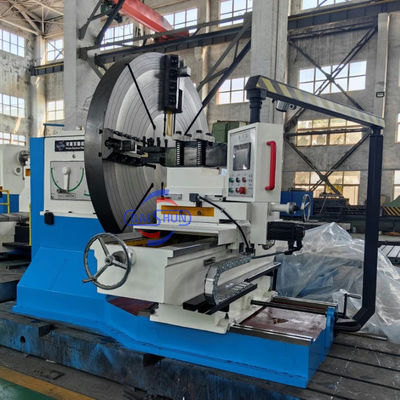 Besar Diameter Flange Disc Permukaan Berputar Kepala Besar Mesin Lathe
