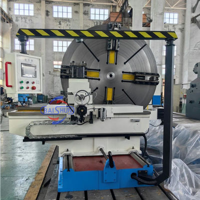 C6035 Mesin pemotong logam yang menghadap ke disk Alat mesin pemotong flange horizontal
