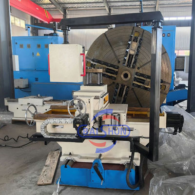 Heavy Duty C6025 Besar Swing Over Bed Face Mesin Lathe Untuk Flange Turning