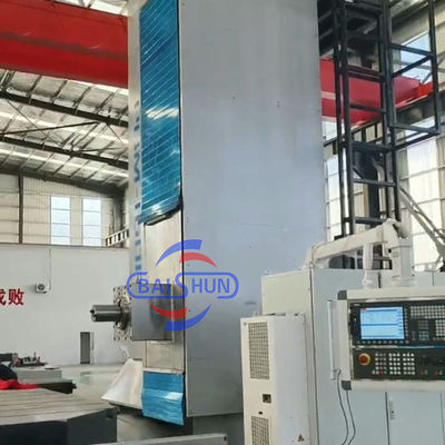 Meja Rotary Metal Borer Turret Vertikal Mesin CNC Boring Dan Milling