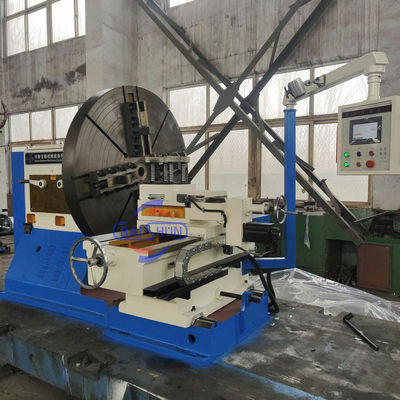 High Stability Flange End Turning Big Face Lathe Dengan Diameter Swing 3500 mm