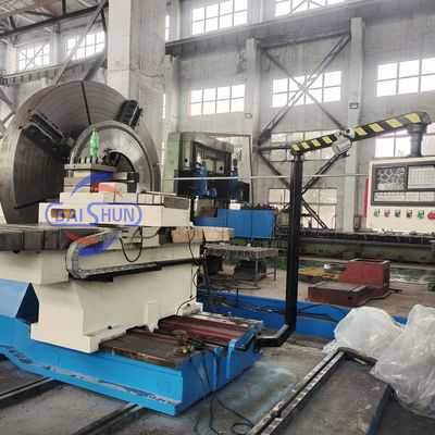 China Ekonomi Horisontal Roda Karet Ring Berputar Menghadap Lathe konvensional