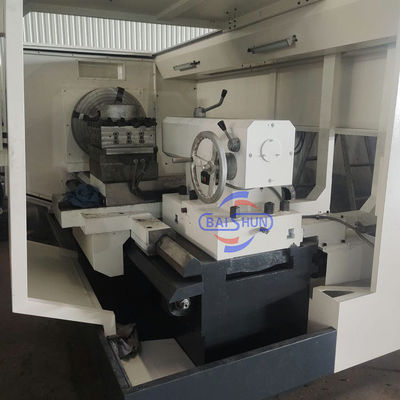 Baru Full Otomatis Heavy Duty Metal Lathe QK1335 Big Hole Cnc Pipe Threading Mesin Lathe