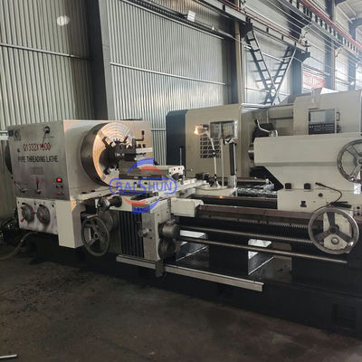 Hot Selling New Heavy Duty QK1332 Metal Cnc Pipe Threading Lathe Machine Untuk Pengolahan Pipe