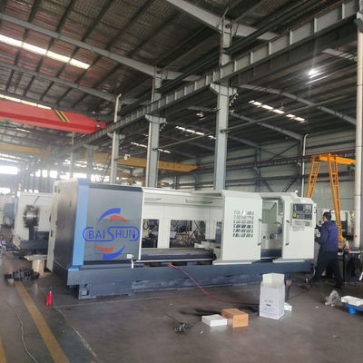 China Twin Chuck Torn Screw Cutting CNC Pipe Threading Lathe Mesin Harga
