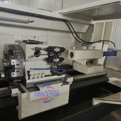 QK1335 QK1332 Tipe horisontal China Pabrik Pasokan Pipa Logam Threading CNC Lathes