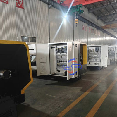 Tinggi kekakuan Otomatis Oil Country Heavy Duty CNC Pipe Threading Mesin Lathe Untuk membuat sekrup