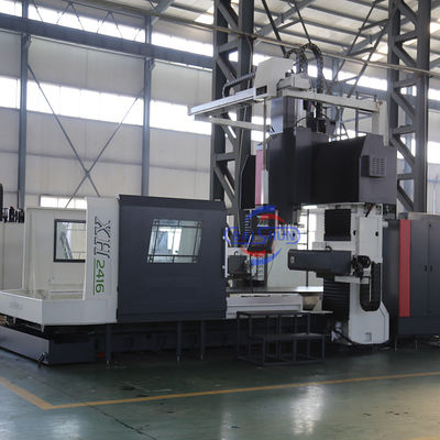 CNC Gantry Tipe Vertikal Milling Dan Menghidupkan Metal Machining Center Milling Machine