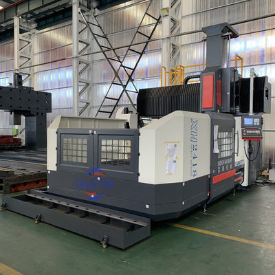 Jembatan tipe Heavy Duty CNC Portal Metal Milling Mesin Pengeboran Gantry Machining Center