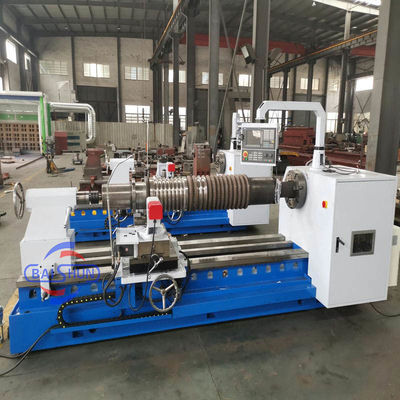 Biaya rendah presisi CNC Roller Turning Lathe Roll Grooving Dan Mesin Penandaan