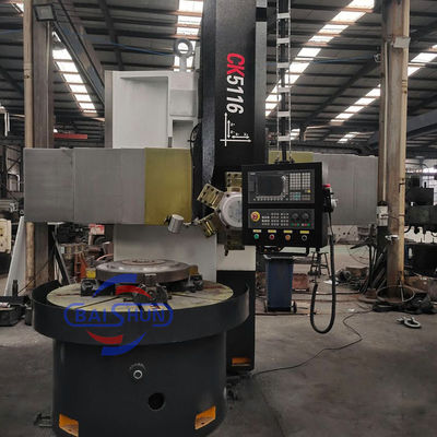 Pasar Rusia CK5116 Carousel Lathe Single Column VTL CNC Metal Turning Machine