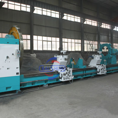 C61250 Mesin bubut horisontal 32 ton Kapasitas beban 2500mm Swing