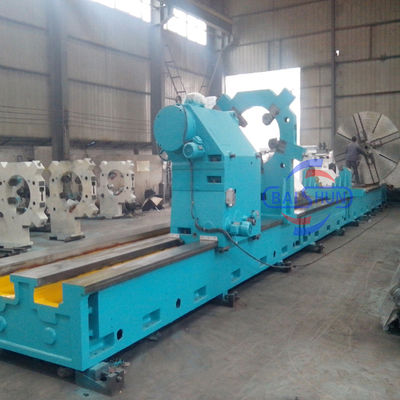 Disesuaikan kuat Lathe Pulley Shaft Berputar Heavy Duty Horizontal konvensional Lathe