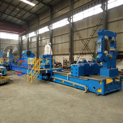 Tinggi Precision Turning Lathe Tiga Guide Way Heavy Duty Lathe Besar Metal Machining
