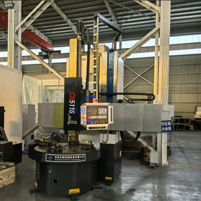 CK5116 Vertikal Turning Lathe 1600mm Max Diameter 3.2T Kapasitas
