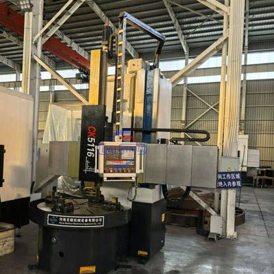 CK5116A 2 sumbu vertikal mesin CNC mesin bubut 1600mm Diameter berputar