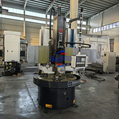 Fanuc CNC vertikal menghidupkan mesin bubut CK5117 1700mm