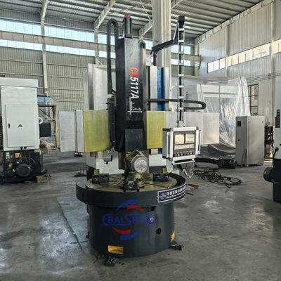 Tinggi Precision Vertical Lathe CK5117 1700mm Berputar Diameter