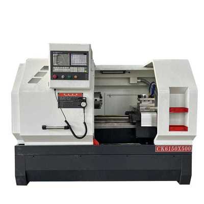 Mesin Lathe CNC Horisontal 500mm Swing 1500 RPM Flat Bed