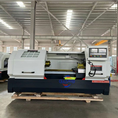 Cina Mesin CNC Lathe CK6150 Flat Bed CNC Lathe Mesin Alat Siemens