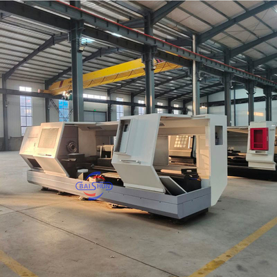 Mesin Bubut CNC Horizontal dengan Swing 500mm, Panjang Benda Kerja 1500mm
