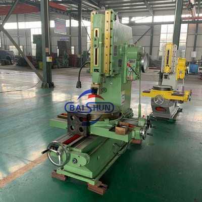 PLC Control Hidraulik Feed Vertical Slotting Machine dengan 200mm Max Slotting Length untuk Keyway dan Metal Work