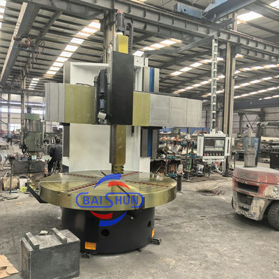 Mesin Bubut Balik Vertikal Fanuc CNC dengan Tinggi Pemotongan 1600mm dan Diameter Putar Maks 2500mm