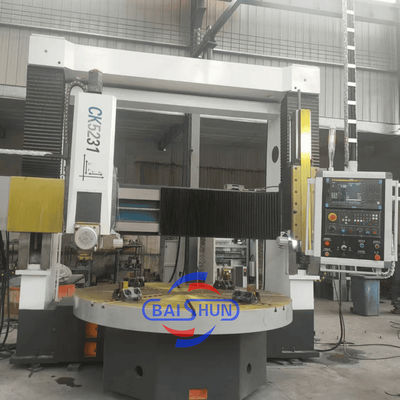 Mesin Bubut Vertikal CNC Tugas Berat VTL CK5231 Kolom Ganda Presisi dengan Diameter Putar 3150mm dan Tinggi Benda Kerja 1600mm