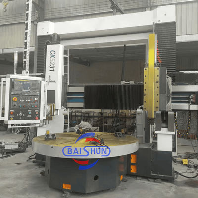 Mesin Bubut Vertikal CNC Kolom Ganda Tugas Berat dengan Diameter Putar Maks. 3150mm dan Pengerjaan Presisi