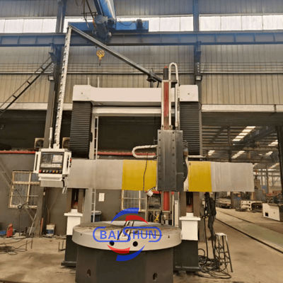 Mesin Bubut Vertikal CNC China Tugas Berat untuk Logam dengan Sistem Kontrol Siemens
